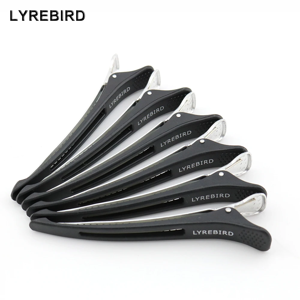 Lyrebird Hair Clip Black Seamless Clips DIY Salon Tools Barber Shop No-clamping Marks High Quality 12PCS/LOT NEW
Lyrebird Hair Clip Black Seamless Clips DIY Salon Tools Barber Shop No-clamping Marks High Quality 12PCS/LOT NEW