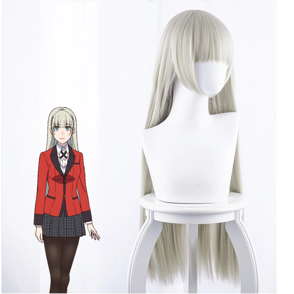 Парик для косплея из аниме Kakegurui Momobami Ririka, термостойкие синтетические волосы 80 см
Парик для косплея из аниме Kakegurui Momobami Ririka, термостойкие синтетические волосы 80 см