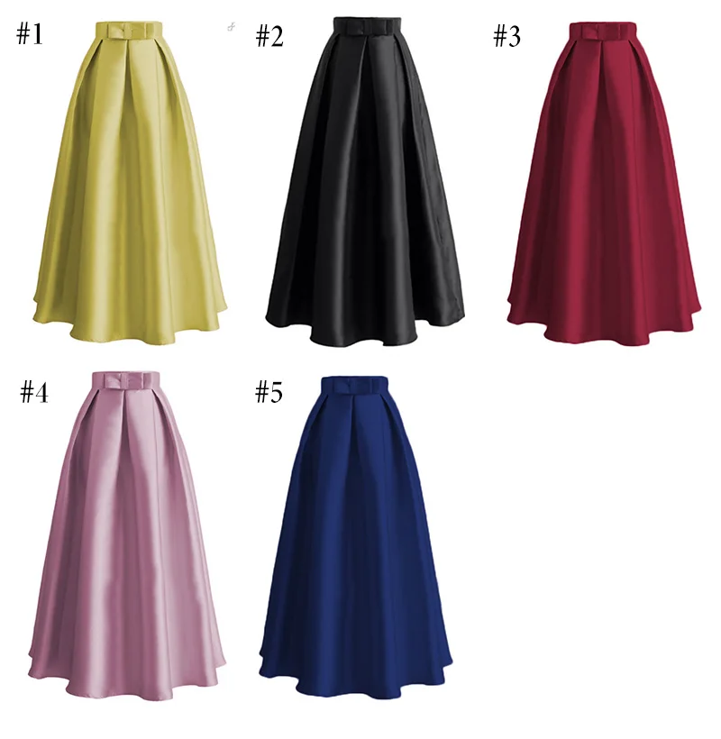 Элегантная Женская длинная юбка в мусульманском стиле мягкая расклешенная