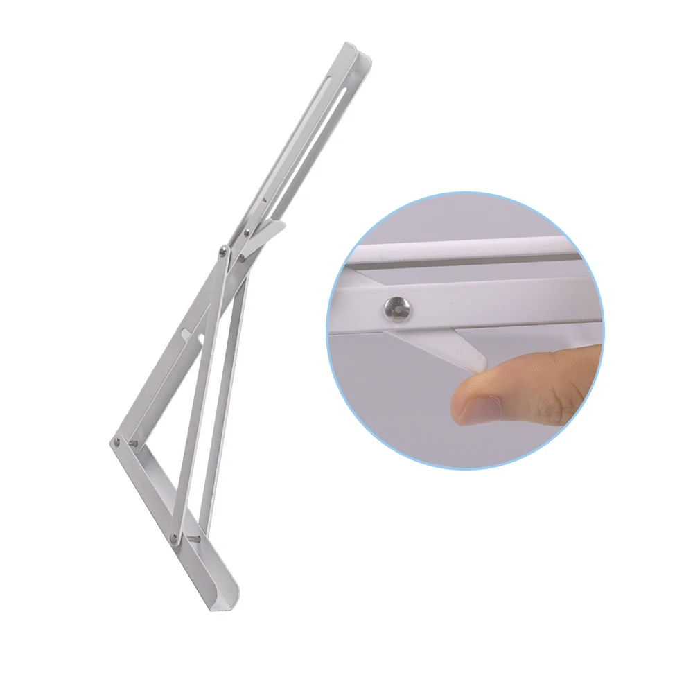 16-Inch Folding Shelf Bench Table Folding Shelf or Bracket 2-Pack With Mounting Screws
16-Inch Folding Shelf Bench Table Folding Shelf or Bracket 2-Pack With Mounting Screws