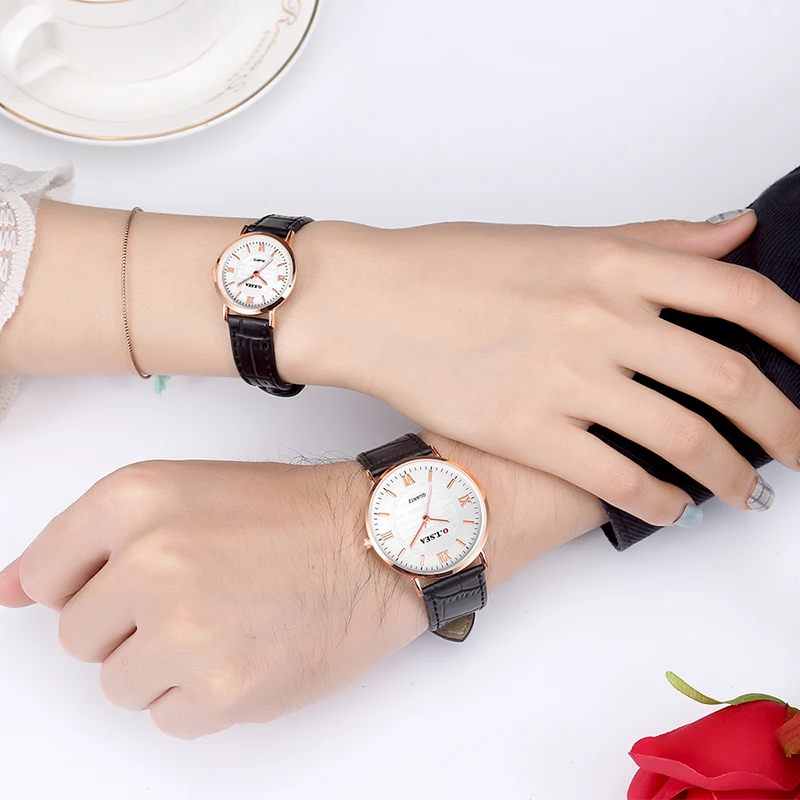 Top O.T.SEA Brand Roman Numerals Leather Pair Watches Men Women Lover Couple Dress Quartz Wristwatches 6688-7
Top O.T.SEA Brand Roman Numerals Leather Pair Watches Men Women Lover Couple Dress Quartz Wristwatches 6688-7