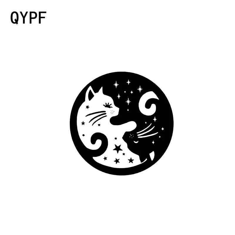 QYPF 17,8 см * 17,8 см Виниловая наклейка с изображением звездного котенка Инь Янь Автомобиль Мотоцикл Наклейка черная серебряная фотография
QYPF 17,8 см * 17,8 см Виниловая наклейка с изображением звездного котенка Инь Янь Автомобиль Мотоцикл Наклейка черная серебряная фотография