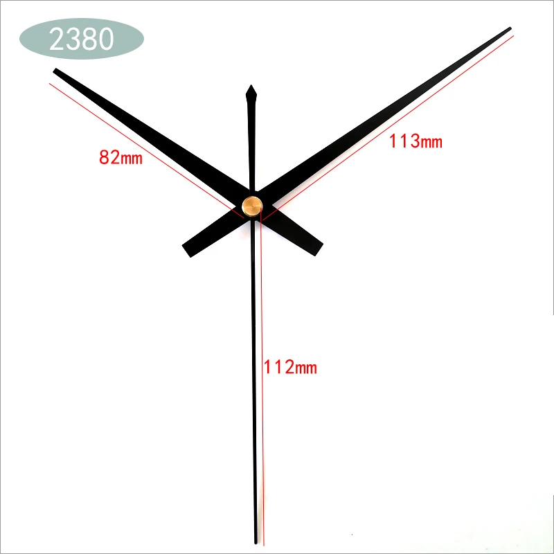 S Shaft Clock Hands 2380#black (just hands) Metal Aluminum DIY Hands Quartz Clock Accessory High quality DIY Clock kits
S Shaft Clock Hands 2380#black (just hands) Metal Aluminum DIY Hands Quartz Clock Accessory High quality DIY Clock kits