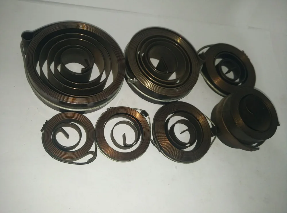 Custom constant force spring scroll coils springs spiral springs,0.70*6*680mm, Type 5
Custom constant force spring scroll coils springs spiral springs,0.70*6*680mm, Type 5