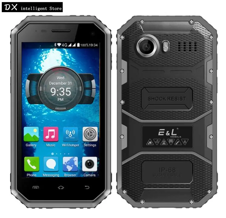 E & L EL W6 4G смартфон IP68 водонепроницаемый ударопрочный 4 5 "ips MTK6735