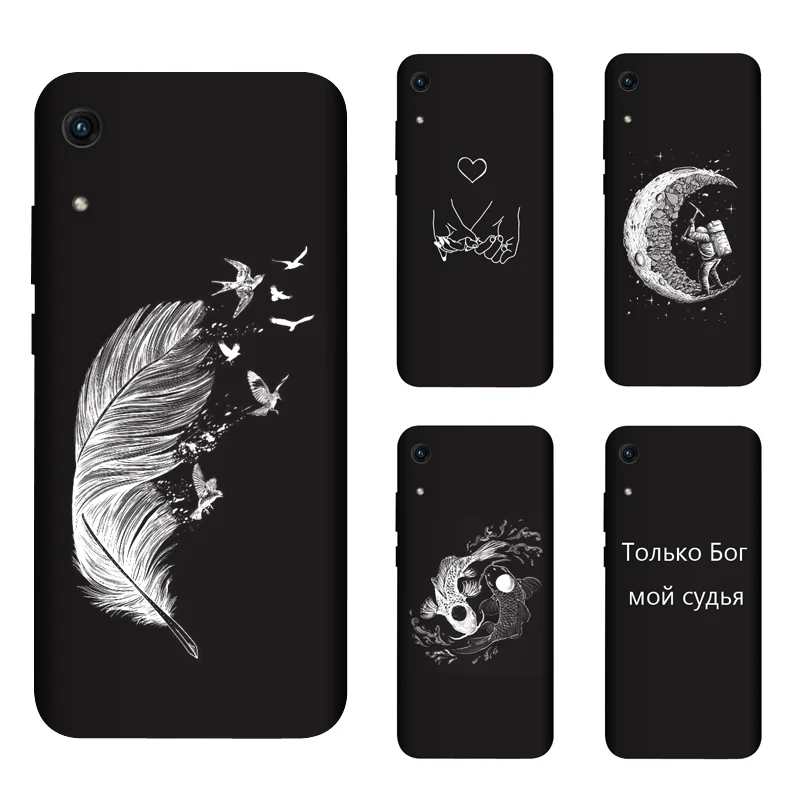 Мягкий силиконовый чехол из ТПУ 6 09 дюйма для Honor Play 8A Матовые чехлы телефонов с