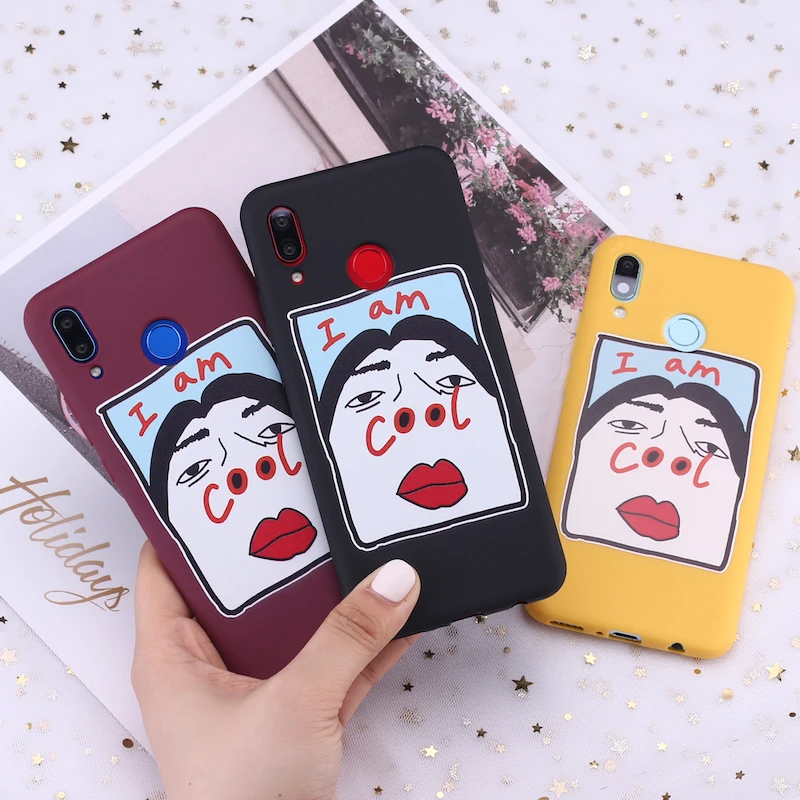 Силиконовый чехол для Samsung A41 S8 S9 S10 S10e S20 Plus Note 8 9 I AM COOL Girl Memes Candy|Бамперы| |
