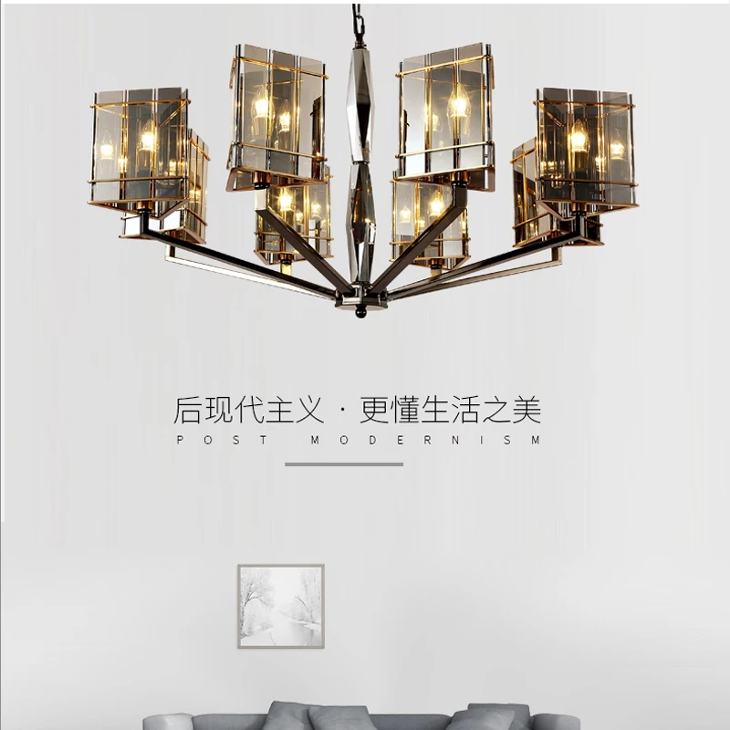 modern Smoke gray crystal chandelier lighting led for dining rooms glass crystals for chandeliers E14 AC 90V-260V
modern Smoke gray crystal chandelier lighting led for dining rooms glass crystals for chandeliers E14 AC 90V-260V
