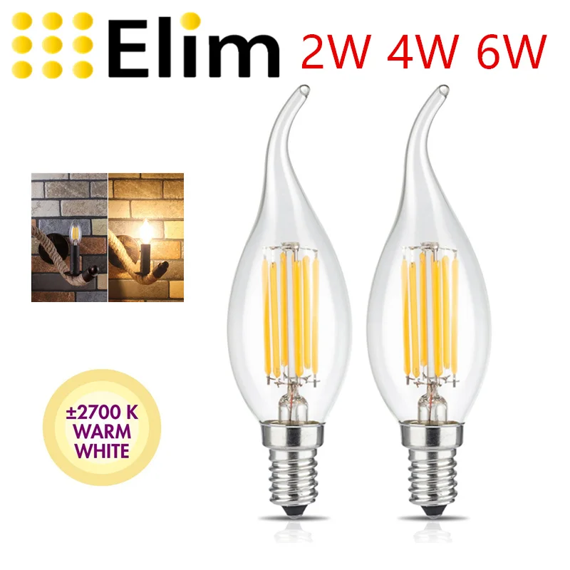 New Design E14 LED Filament Candle Bulb frame 2W 4W 360 Degree candle light 440lm warm/cold white lamp for indoor AC 220V
New Design E14 LED Filament Candle Bulb frame 2W 4W 360 Degree candle light 440lm warm/cold white lamp for indoor AC 220V