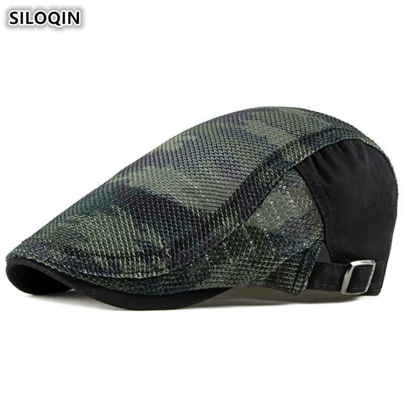 SILOQIN 2019 Summer New Camouflage Cap Adult Men's Breathable Beret Adjustable Head Size Women's Mesh Sports Cap Ventilation Hat
SILOQIN 2019 Summer New Camouflage Cap Adult Men's Breathable Beret Adjustable Head Size Women's Mesh Sports Cap Ventilation Hat