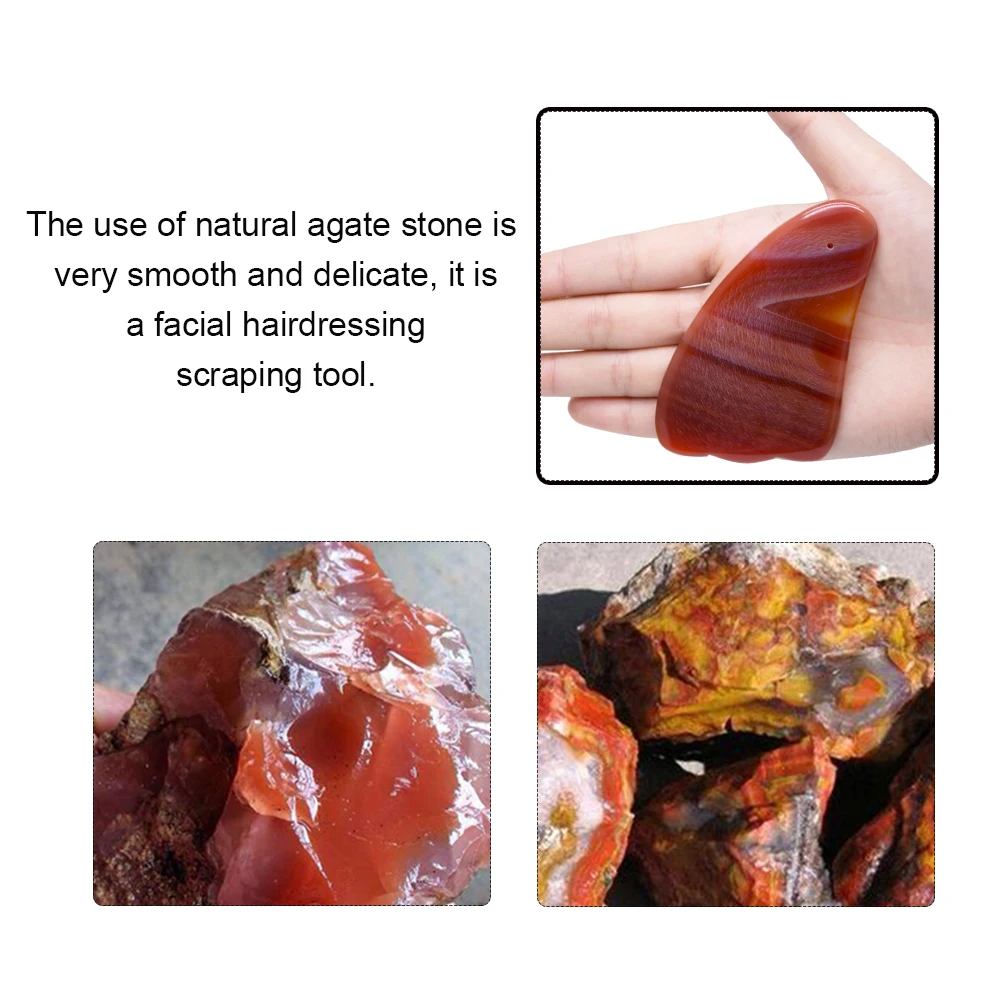 Agate GuaSha Scraping Board Set Massage Tools for SPA Salon Body Relaxation Therapy Trigger Point Treatment Health Care C1432
Agate GuaSha Scraping Board Set Massage Tools for SPA Salon Body Relaxation Therapy Trigger Point Treatment Health Care C1432