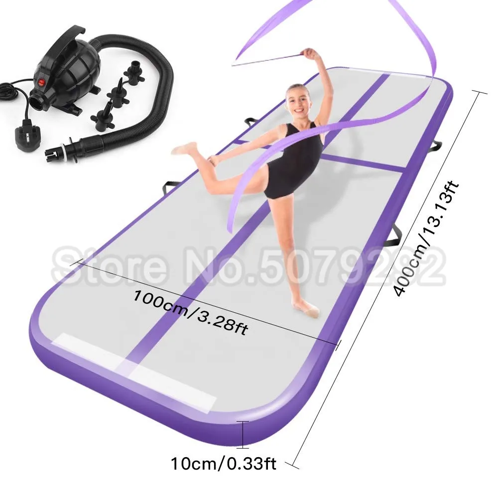 Free Shipping Purple Inflatable Gymnastic Mat 3*1*0.1m Tumbling Mat Beautiful Rainbow Line Bouncing Mat Cheap Air Floor
Free Shipping Purple Inflatable Gymnastic Mat 3*1*0.1m Tumbling Mat Beautiful Rainbow Line Bouncing Mat Cheap Air Floor