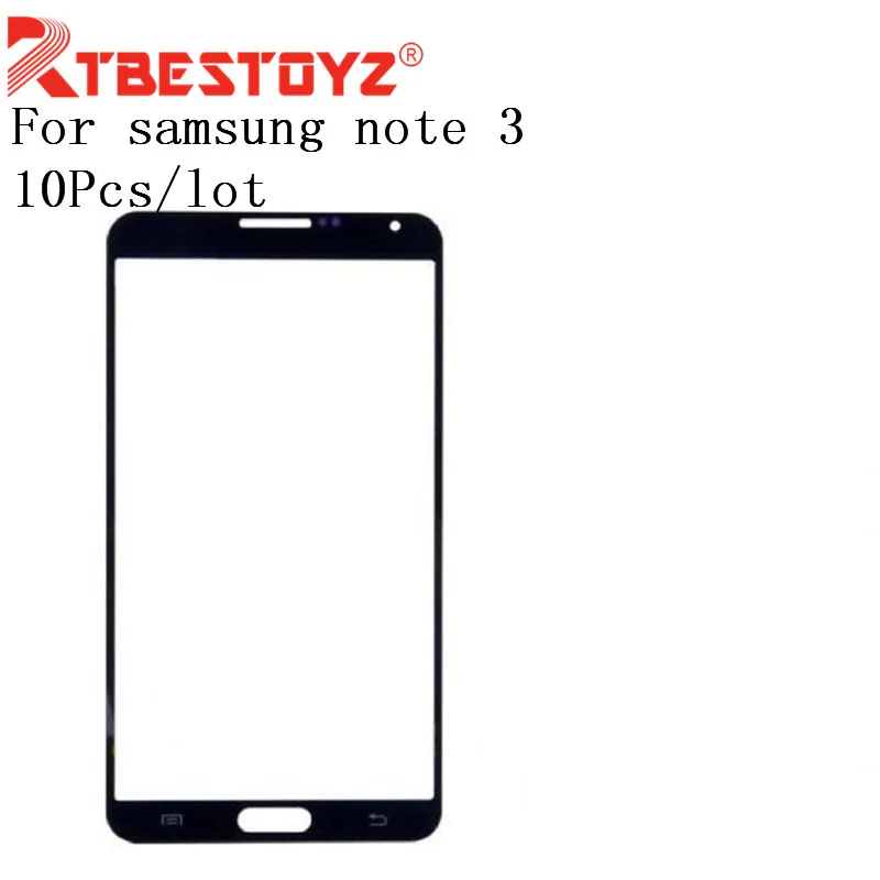 RTBESTOYZ 10 шт./лот Передний сенсорный экран Внешний стеклянный объектив для Samsung Galaxy
