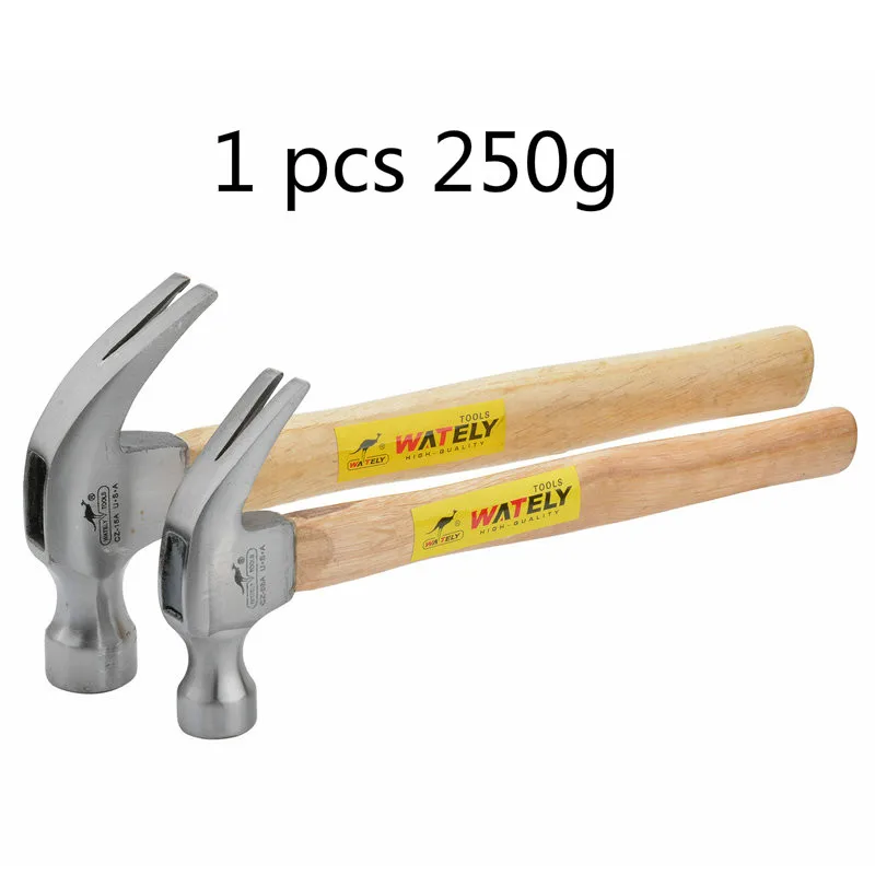 1pcs Handle Claw Hammer Claw Hammer Small Household 0.25kg Carbon Steel High Frequency Quenching Handle Wooden Handle
1pcs Handle Claw Hammer Claw Hammer Small Household 0.25kg Carbon Steel High Frequency Quenching Handle Wooden Handle