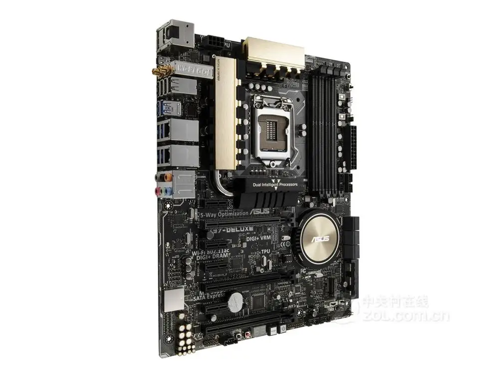 Asus Z97-Deluxe (NFC & WLC) Desktop Motherboard Z97 LGA 1150 For Core i7 i5 i3 DDR3 32G USB3.0 HDMI ATX Original Used Mainboard |