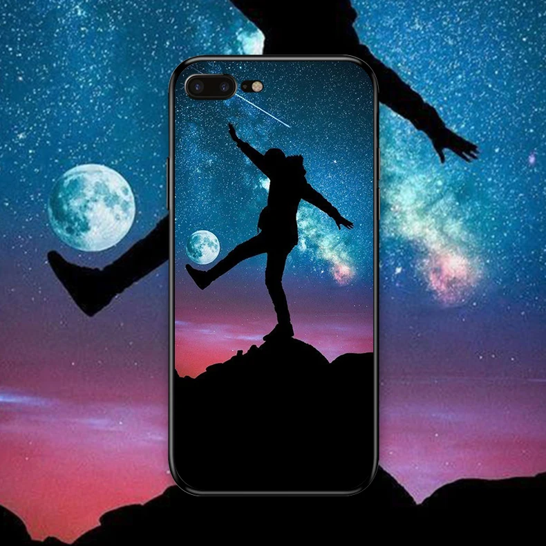 Забавный силиконовый мягкий ТПУ чехол для телефона iPhone 5 5S SE 7plus 8plus 6 6S 7 8 Plus XR XS X XSMAX