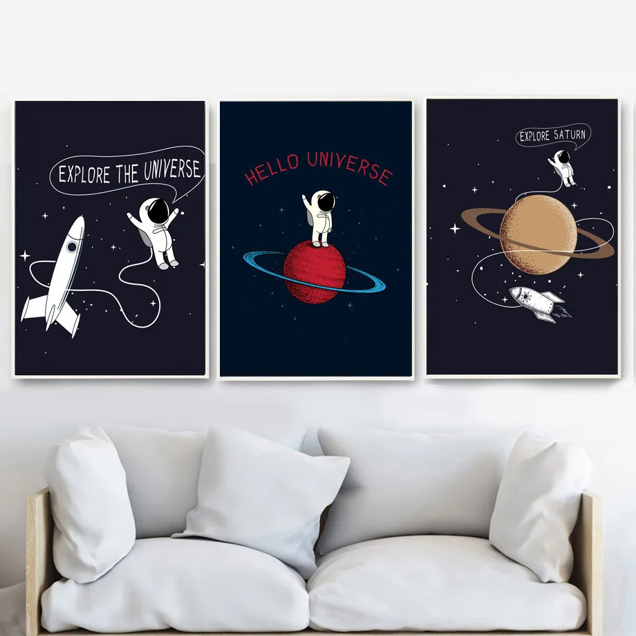 Nordic Modern Outer Space Digital Painting Poster And Printed Picture Canvas Painting Living Room Home Wall Art Decoration
Nordic Modern Outer Space Digital Painting Poster And Printed Picture Canvas Painting Living Room Home Wall Art Decoration