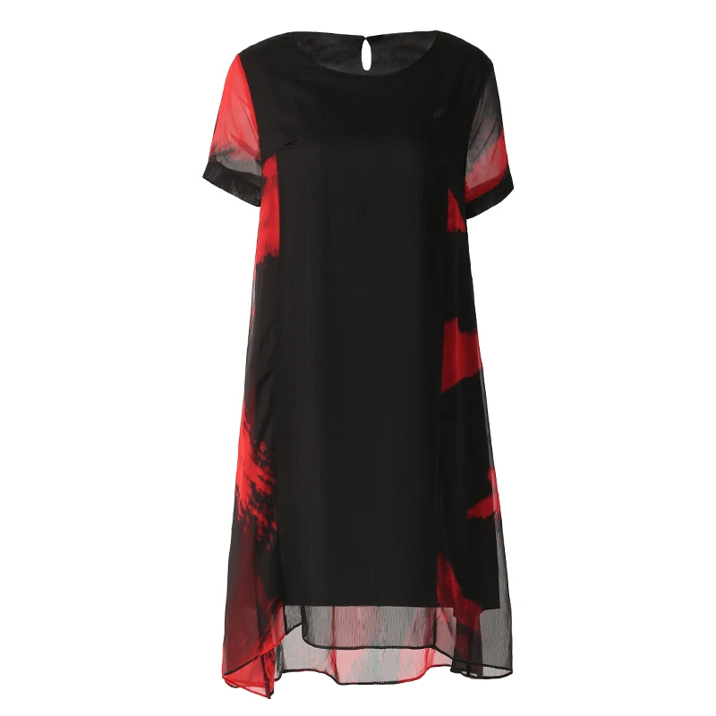 High quality 2019 New Arrival Women dress Plus Size L-5XL Elegant O Collar Short sleeve dress Flower Printed Woman Chiffon Dress
High quality 2019 New Arrival Women dress Plus Size L-5XL Elegant O Collar Short sleeve dress Flower Printed Woman Chiffon Dress