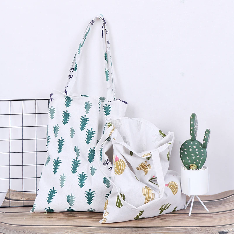 1PCS Cotton Linen Eco Shopping Tote Shoulder Bag Fashion Durable Cactus Tree Printed Shopping Bags 30*42cm
1PCS Cotton Linen Eco Shopping Tote Shoulder Bag Fashion Durable Cactus Tree Printed Shopping Bags 30*42cm