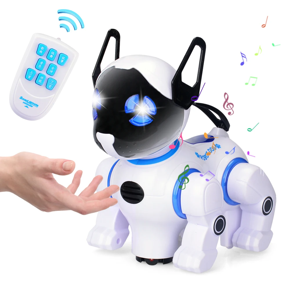 2.4G Wireless Remote Control Smart Dog Electronic Pet Educational Children's Toy Dancing Robot Dog without box birthday gift T9
2.4G Wireless Remote Control Smart Dog Electronic Pet Educational Children's Toy Dancing Robot Dog without box birthday gift T9