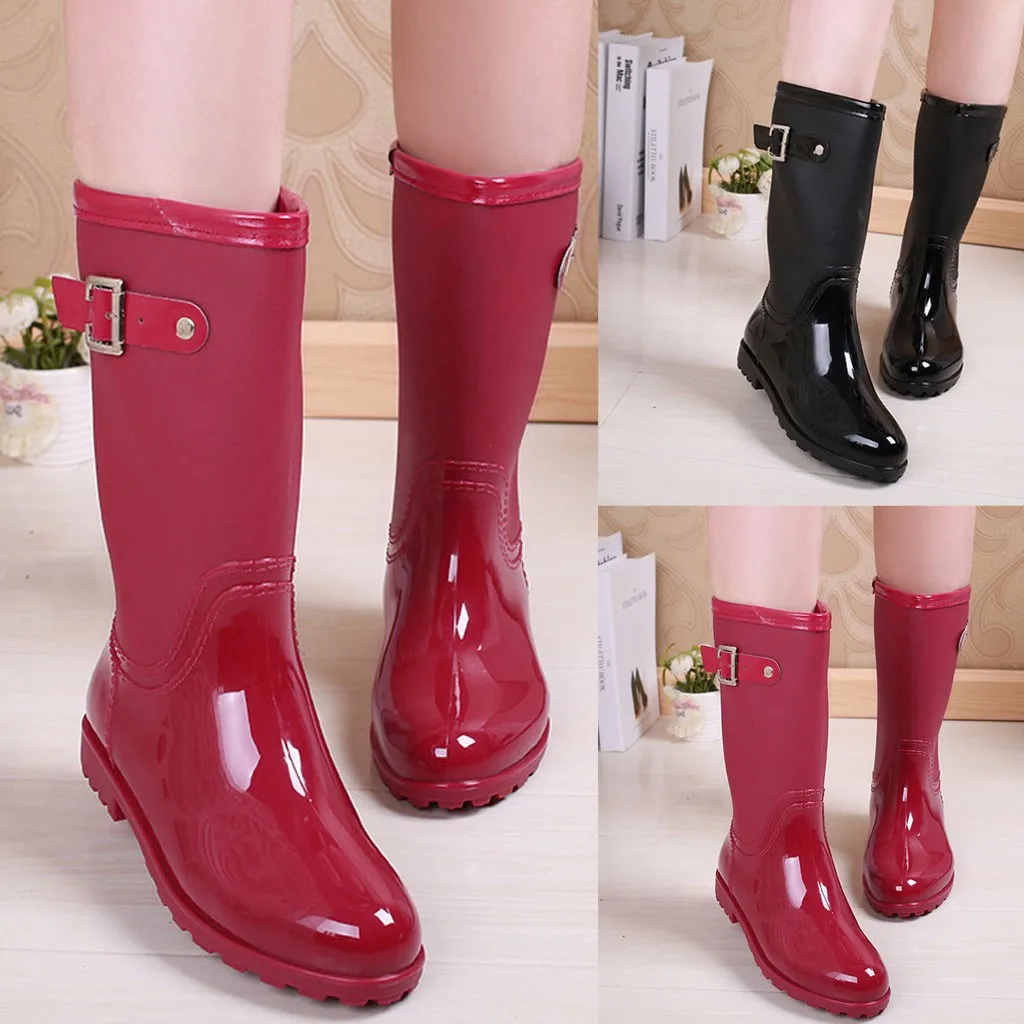 SAGACE women Rain Boots Non-Slip Outdoor Rubber Water Shoes woman Ladies Round Toe Shoes Waterproof Rain Boots chaussures femmes
SAGACE women Rain Boots Non-Slip Outdoor Rubber Water Shoes woman Ladies Round Toe Shoes Waterproof Rain Boots chaussures femmes