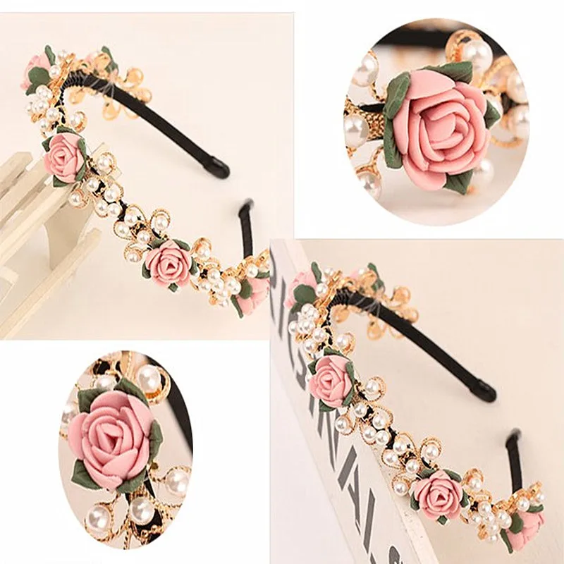 New Arrival Lady's Handmade Fashional Korean Style Diamante Flowers Beading Hairbands Women Hair Accessory
New Arrival Lady's Handmade Fashional Korean Style Diamante Flowers Beading Hairbands Women Hair Accessory