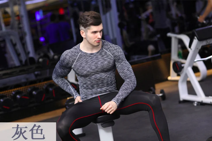 Spring Summer Men PRO Fitness Clothes Basketball Riding Running Yoga Training Long Sleeves T-Shirts Sports Tights Round-neck
Spring Summer Men PRO Fitness Clothes Basketball Riding Running Yoga Training Long Sleeves T-Shirts Sports Tights Round-neck