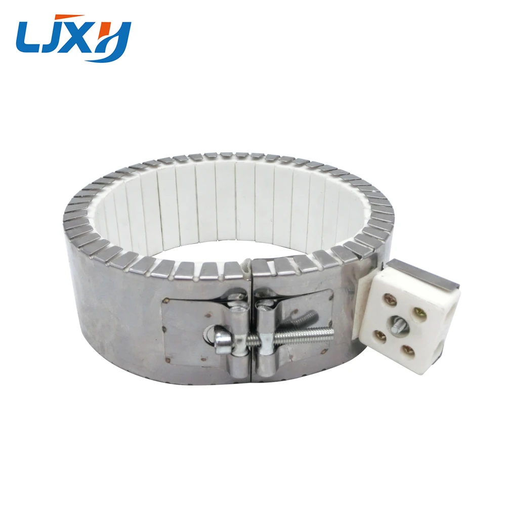 LJXH 1pc 110V220V380V Band Heaters Ceramic Stainless Steel Heating Element 100x100mm/120x100mm/150x100mm 1400W/1700W/2100W
LJXH 1pc 110V220V380V Band Heaters Ceramic Stainless Steel Heating Element 100x100mm/120x100mm/150x100mm 1400W/1700W/2100W