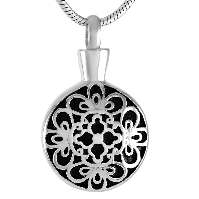 IJD9576 Black Round Stainless Steel Cremation Memorial for Ashes Urn Necklace Keepsake Remains Holder Locket Jewelry
IJD9576 Black Round Stainless Steel Cremation Memorial for Ashes Urn Necklace Keepsake Remains Holder Locket Jewelry