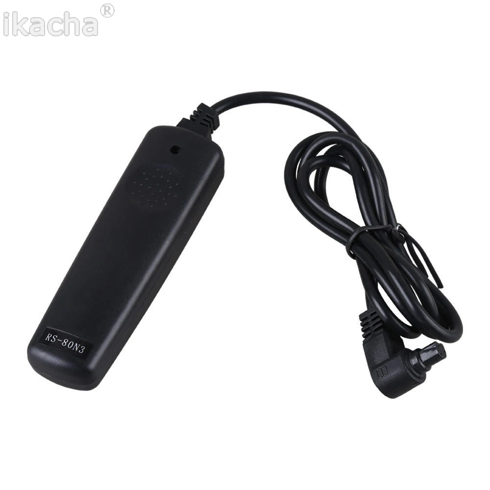 RS-80N3 Shutter Release Cable Remote Switch Control Cord Fits For Canon 5DS 5DSR 5D2 5D3 6D 7D 7D2 50D 40D 1DX 1D4
RS-80N3 Shutter Release Cable Remote Switch Control Cord Fits For Canon 5DS 5DSR 5D2 5D3 6D 7D 7D2 50D 40D 1DX 1D4