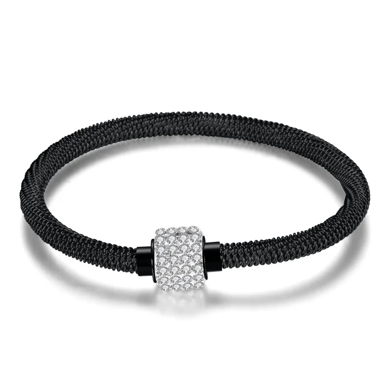 Titanium zircon magnetic buckle bracelet, women, fashion jewelry accessories wholesale,ZJ1013
Titanium zircon magnetic buckle bracelet, women, fashion jewelry accessories wholesale,ZJ1013