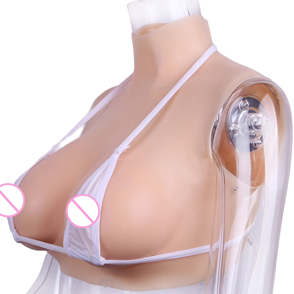 CYOMI C/D/F Cup Silicone Boobs Silk Cotton High Collar Neck Breast Forms Silicone for Crossdresser Shemale Transgender 1G
CYOMI C/D/F Cup Silicone Boobs Silk Cotton High Collar Neck Breast Forms Silicone for Crossdresser Shemale Transgender 1G