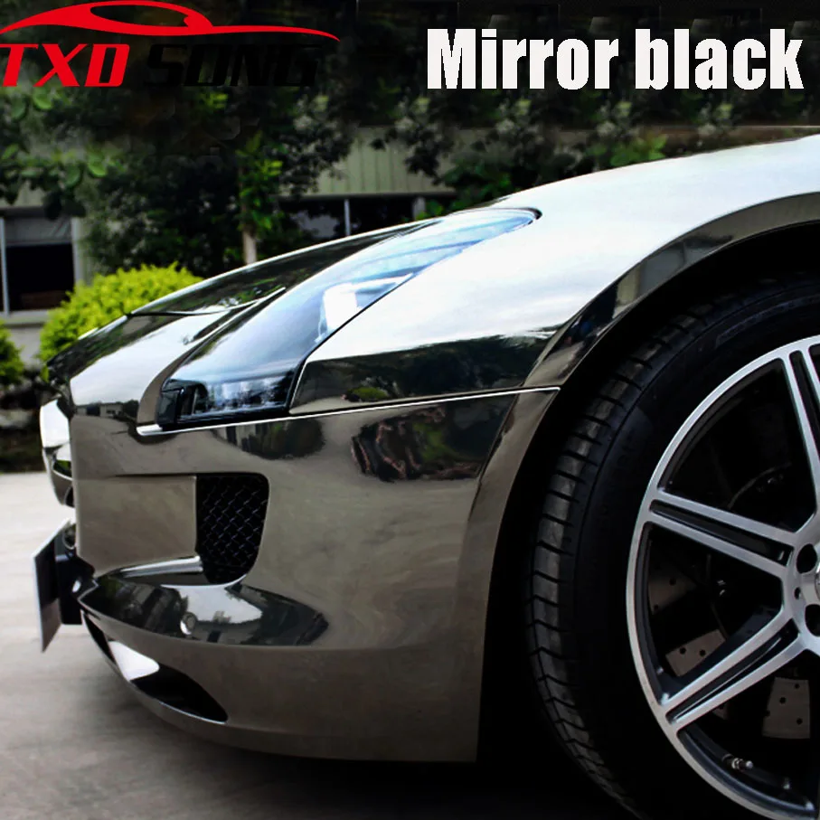 7 Sizes Premium Stretchable Black Chrome Mirror flexible Vinyl Wrap Sheet Roll Film Car Sticker Decal Sheet
7 Sizes Premium Stretchable Black Chrome Mirror flexible Vinyl Wrap Sheet Roll Film Car Sticker Decal Sheet