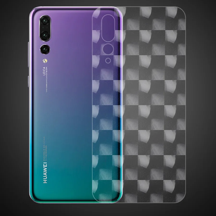 CIAXY 5Pcs Screen Protector 3D Carbon Fiber Back Cover Protective Film For Huawei P20 Pro P20Lite Honor 10 Soft Clear | Мобильные