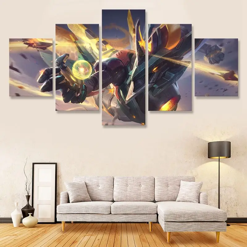 LoL Aurelion Sol Canvas Painting 5 Panel Wall Art Paintings Poster Print Wall Decor Living Room Home Decoration
LoL Aurelion Sol Canvas Painting 5 Panel Wall Art Paintings Poster Print Wall Decor Living Room Home Decoration