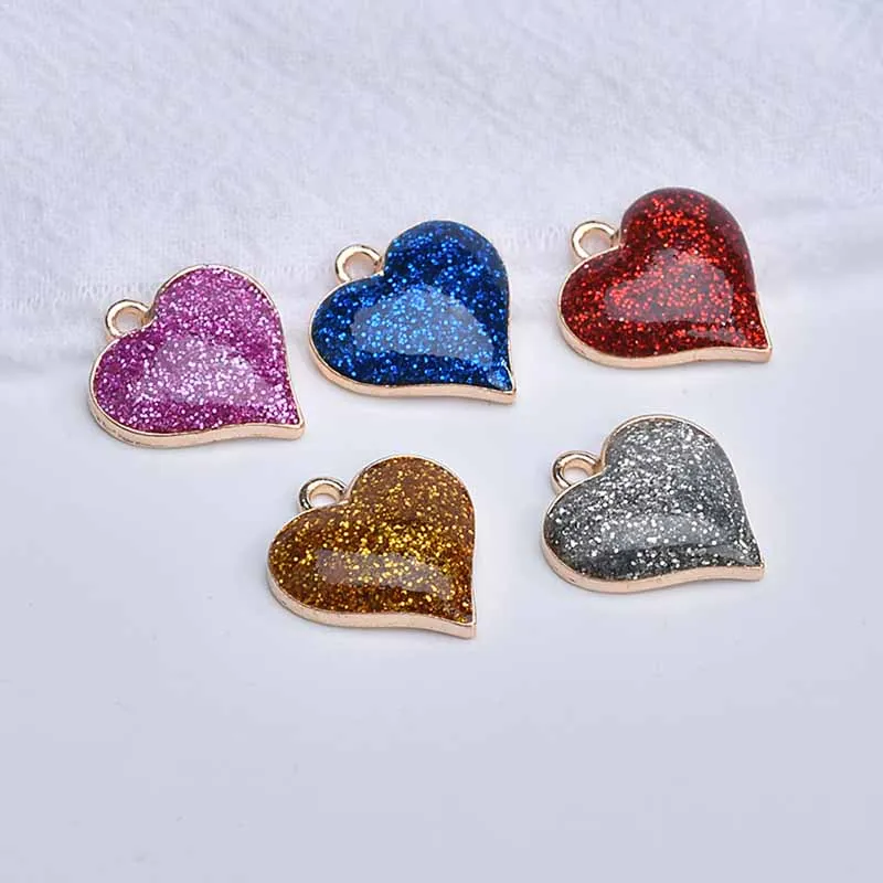 Wholesale 60pcs/Lot 16*17MM Glitter Bling Lovely Heart Charms Gold Tone Zinc Alloy Metal Hearts Enamel Floating Pendant Charm
Wholesale 60pcs/Lot 16*17MM Glitter Bling Lovely Heart Charms Gold Tone Zinc Alloy Metal Hearts Enamel Floating Pendant Charm
