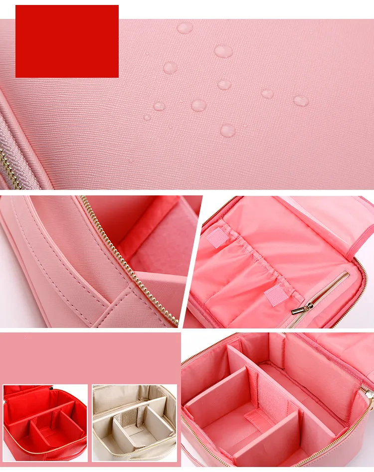 Hot Brand organizer travel fashion lady cosmetics cosmetic bag beautician storage bags large capacity Women makeup pouch bag
Hot Brand organizer travel fashion lady cosmetics cosmetic bag beautician storage bags large capacity Women makeup pouch bag