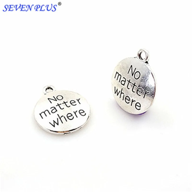 High Quality 20 Pieces/Lot Diameter 20mm letter printed no matter where feelings Message Round disc Charms for jewelry making
High Quality 20 Pieces/Lot Diameter 20mm letter printed no matter where feelings Message Round disc Charms for jewelry making
