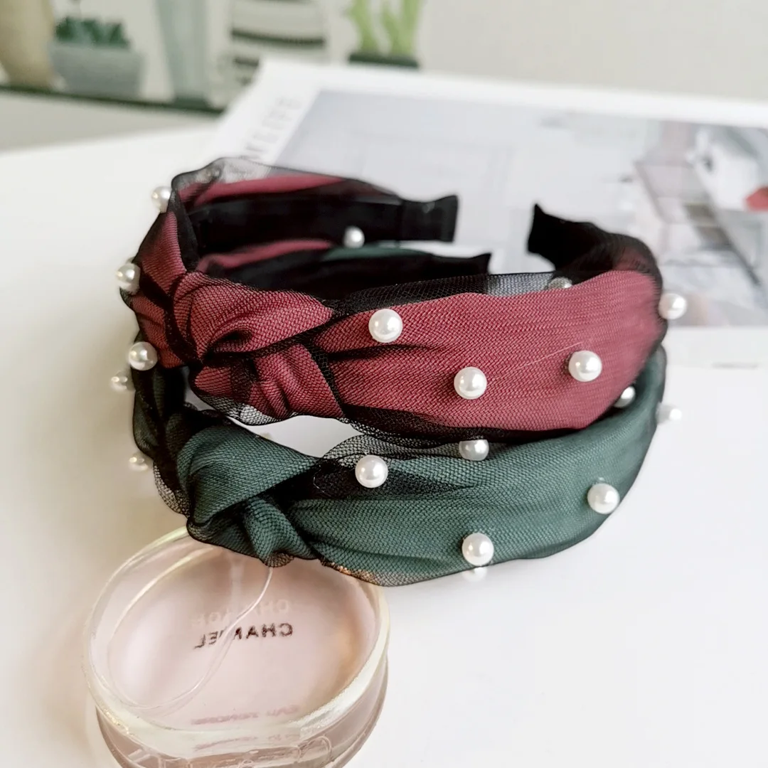pearl hair band women korean hot sale accessories vintage wholesale dropshipping 2019 luxury headband | Аксессуары для одежды