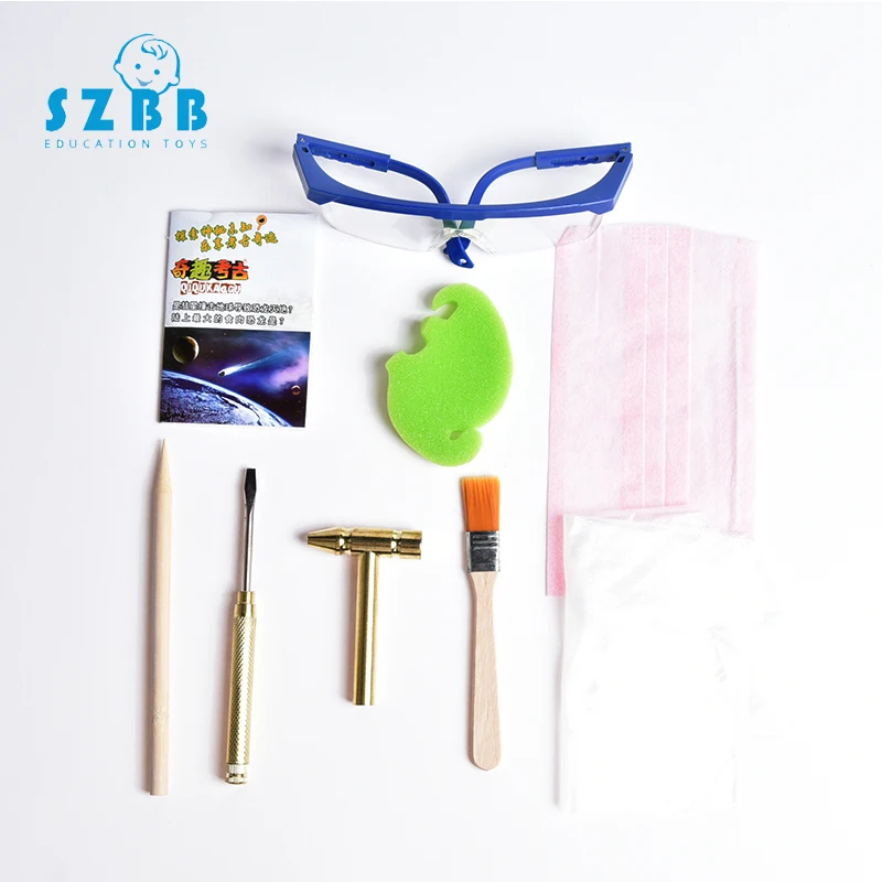 SZ паровой динозавр Fossil Archeology копания творческий DIY детская головоломка