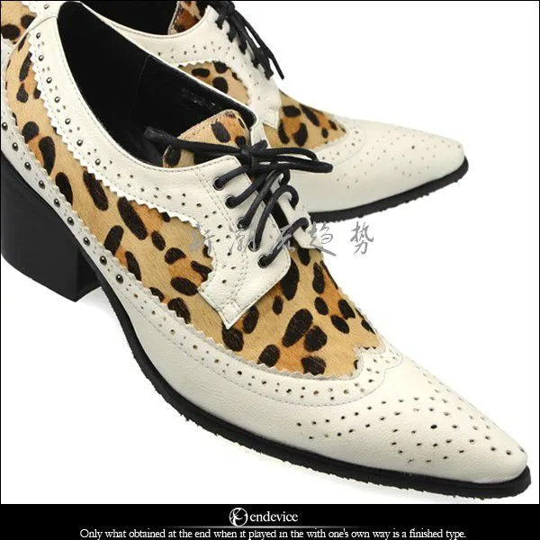 2017 new fashion men's real leather shoes British style Leopard leather oxfords white/black pointed lace up top quality flats
2017 new fashion men's real leather shoes British style Leopard leather oxfords white/black pointed lace up top quality flats