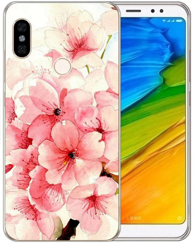 Чехол для телефона xiaomi Redmi Note 5 Красивая девушка мультфильм мягкий силиконовый