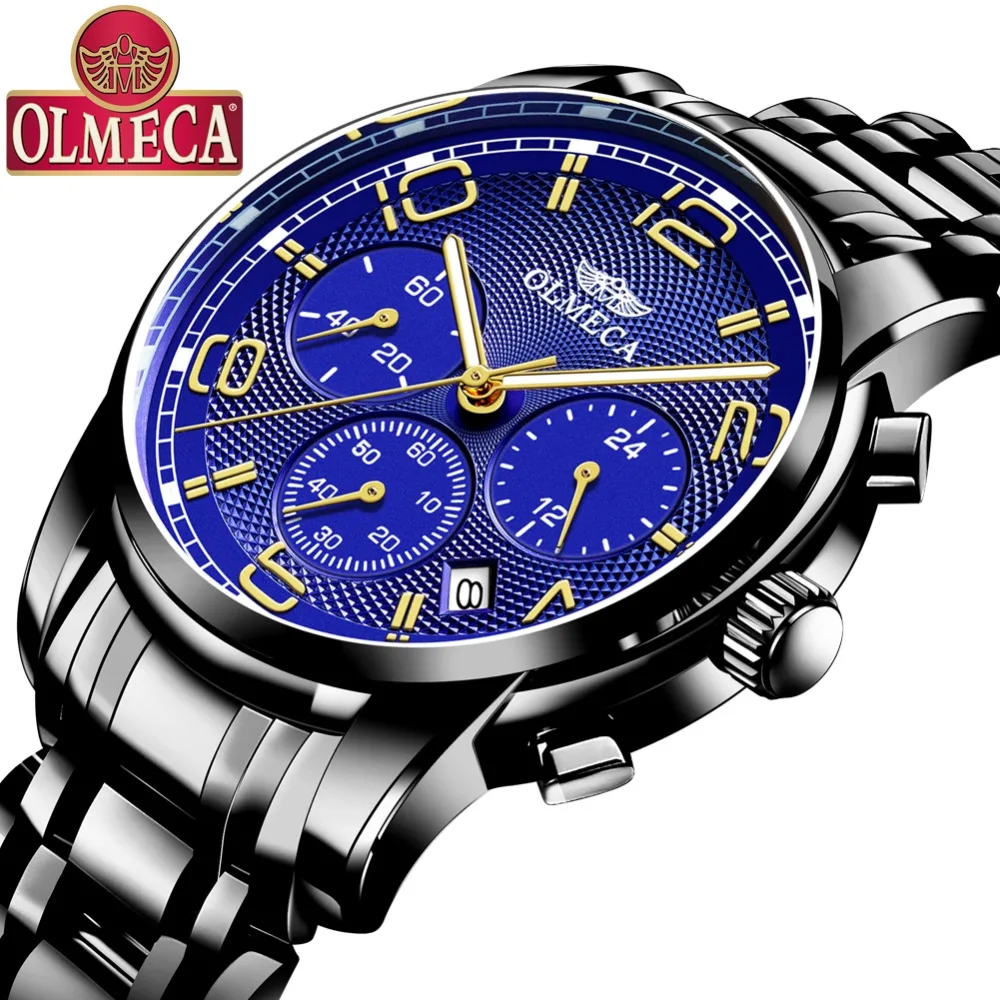 OLMECA Men Watch Waterproof Fashion Wrist Watch Luminous Hands Military Quartz Watches Blue Top Brand Luxury
OLMECA Men Watch Waterproof Fashion Wrist Watch Luminous Hands Military Quartz Watches Blue Top Brand Luxury