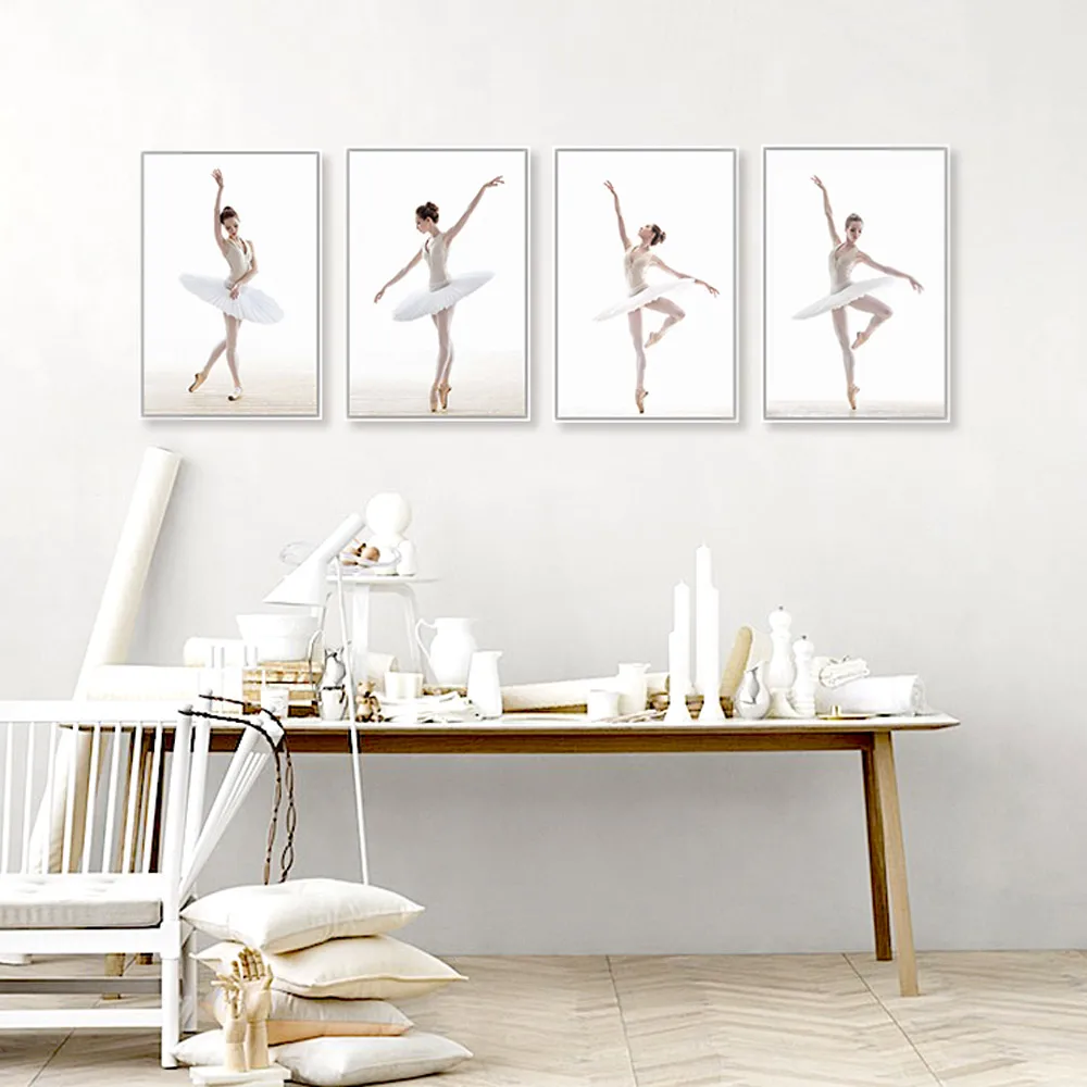 Modern Ballet Dancer Poster White Ballet Pose Print Canvas Painting Picture Home Living Room Aisle Wall Art Decoration Custom
Modern Ballet Dancer Poster White Ballet Pose Print Canvas Painting Picture Home Living Room Aisle Wall Art Decoration Custom