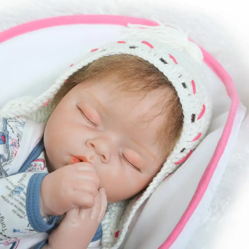22 Inch 55cm Baby Reborn Silicone Dolls, Lifelike Doll Reborn Lovely Set Sleeping Doll Holiday Gift
22 Inch 55cm Baby Reborn Silicone Dolls, Lifelike Doll Reborn Lovely Set Sleeping Doll Holiday Gift
