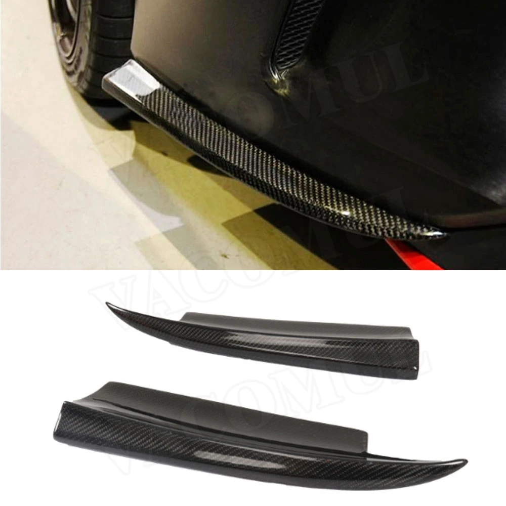 

Car Carbon Fiber Rear Bumpper Splitters For Mercedes Benz CLA Class W117 C117 CLA45 AMG 2013 - 2019 FRP Rear Bumper Splitters