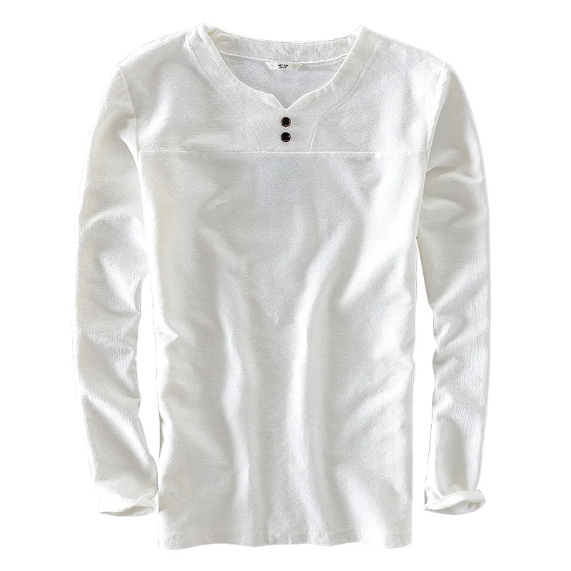 2017 Autumn new men's cotton long-sleeved t-shirt Chinese style small v collar t shirt men brand fashion tshirt mens camisa 3XL
2017 Autumn new men's cotton long-sleeved t-shirt Chinese style small v collar t shirt men brand fashion tshirt mens camisa 3XL