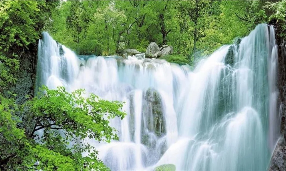 Custom Wallpaper 3d Sofa TV Background Mural Landscape waterfall Decorative Background 3D Wall papers Home Decor
Custom Wallpaper 3d Sofa TV Background Mural Landscape waterfall Decorative Background 3D Wall papers Home Decor