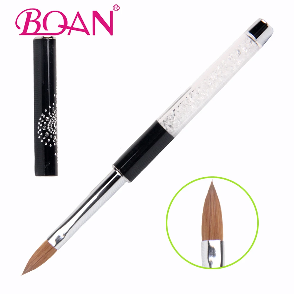 Кисть для ногтей BQAN, № 2, № 4, № 6, № 8, № 10, № 12, 10 шт./лот, со стразами, черная акриловая кисть для ногтей, колонский Соболь, инструмент для маник...
Кисть для ногтей BQAN, № 2, № 4, № 6, № 8, № 10, № 12, 10 шт./лот, со стразами, черная акриловая кисть для ногтей, колонский Соболь, инструмент для маник...