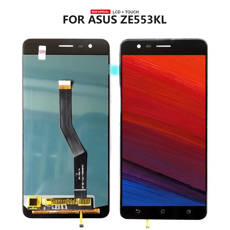 Для Asus Zenfone 3 ZOOM ZE553KL Z01HDA ЖК экран Сенсорная панель дигитайзер в сборе + Бесплатные